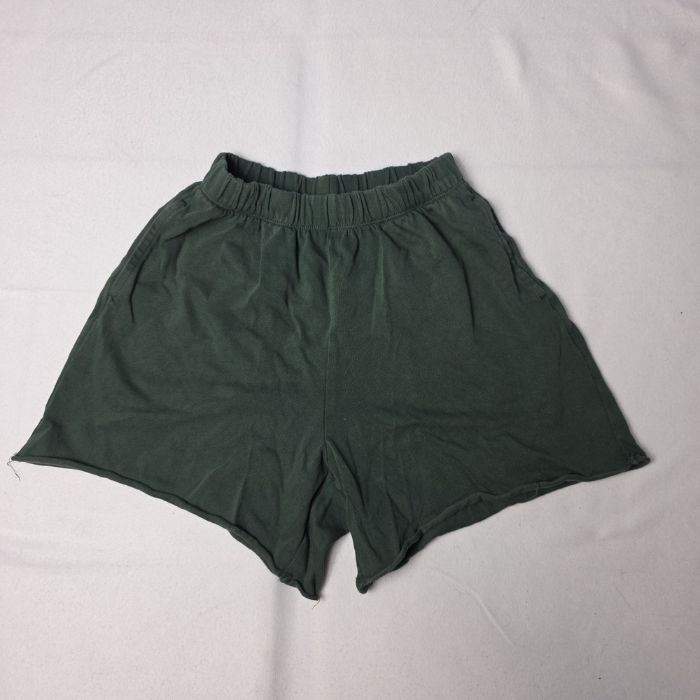 aerie women's sweat shorts green xs